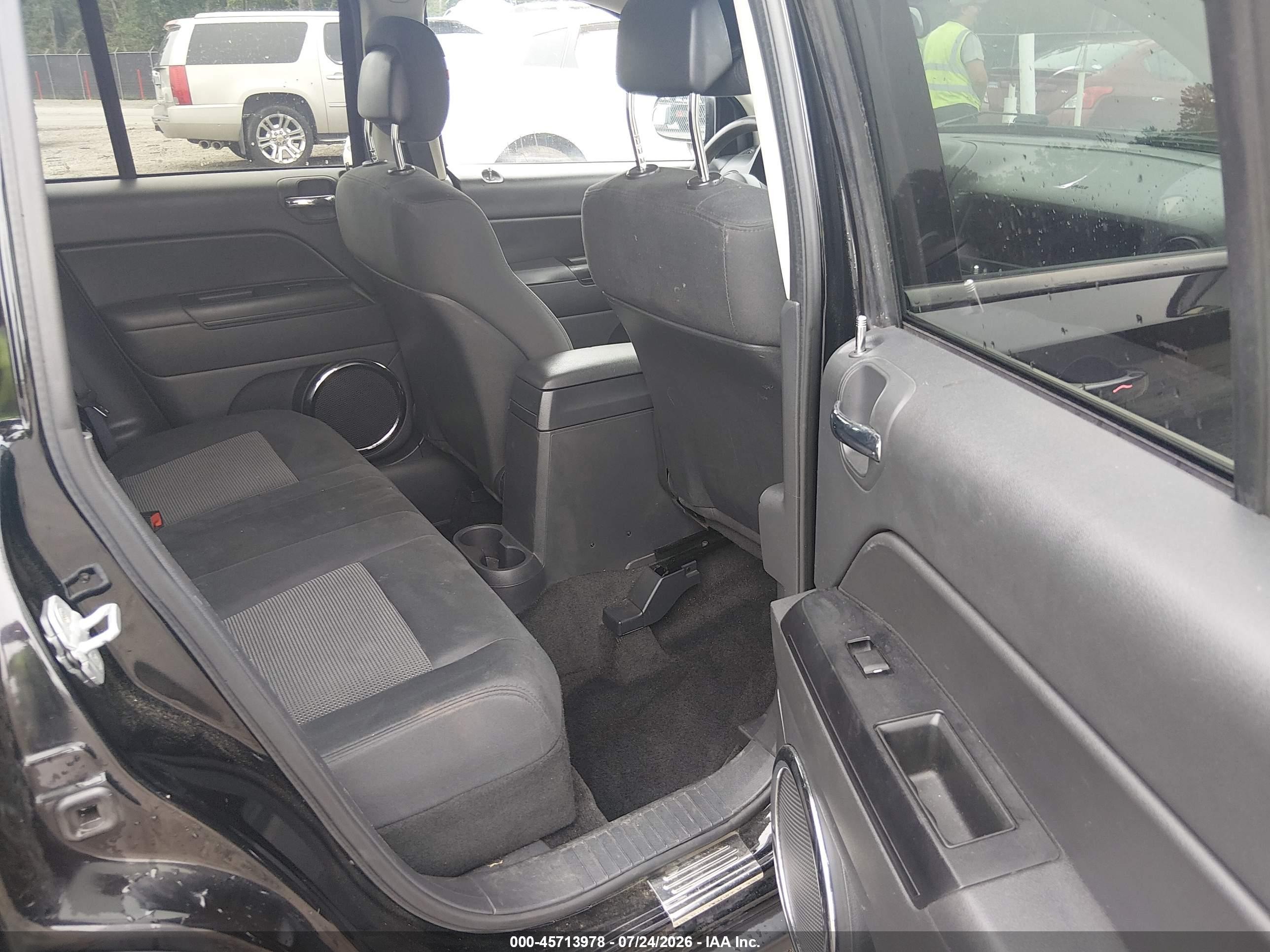 2012 Jeep Compass Latitude Black vin: 1C4NJCEB3CD688152