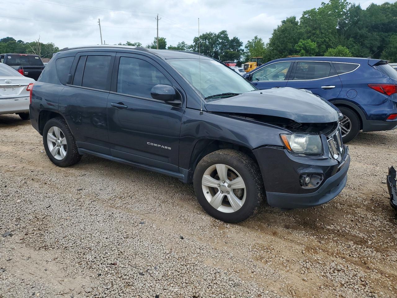 2014 Jeep Compass Latitude Blue vin: 1C4NJCEB3ED856830