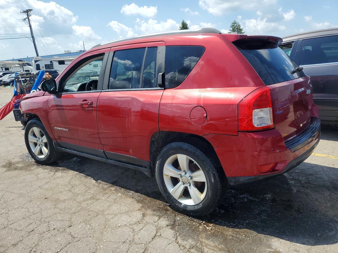 2012 Jeep Compass Latitude Красный vin: 1C4NJCEB4CD580185