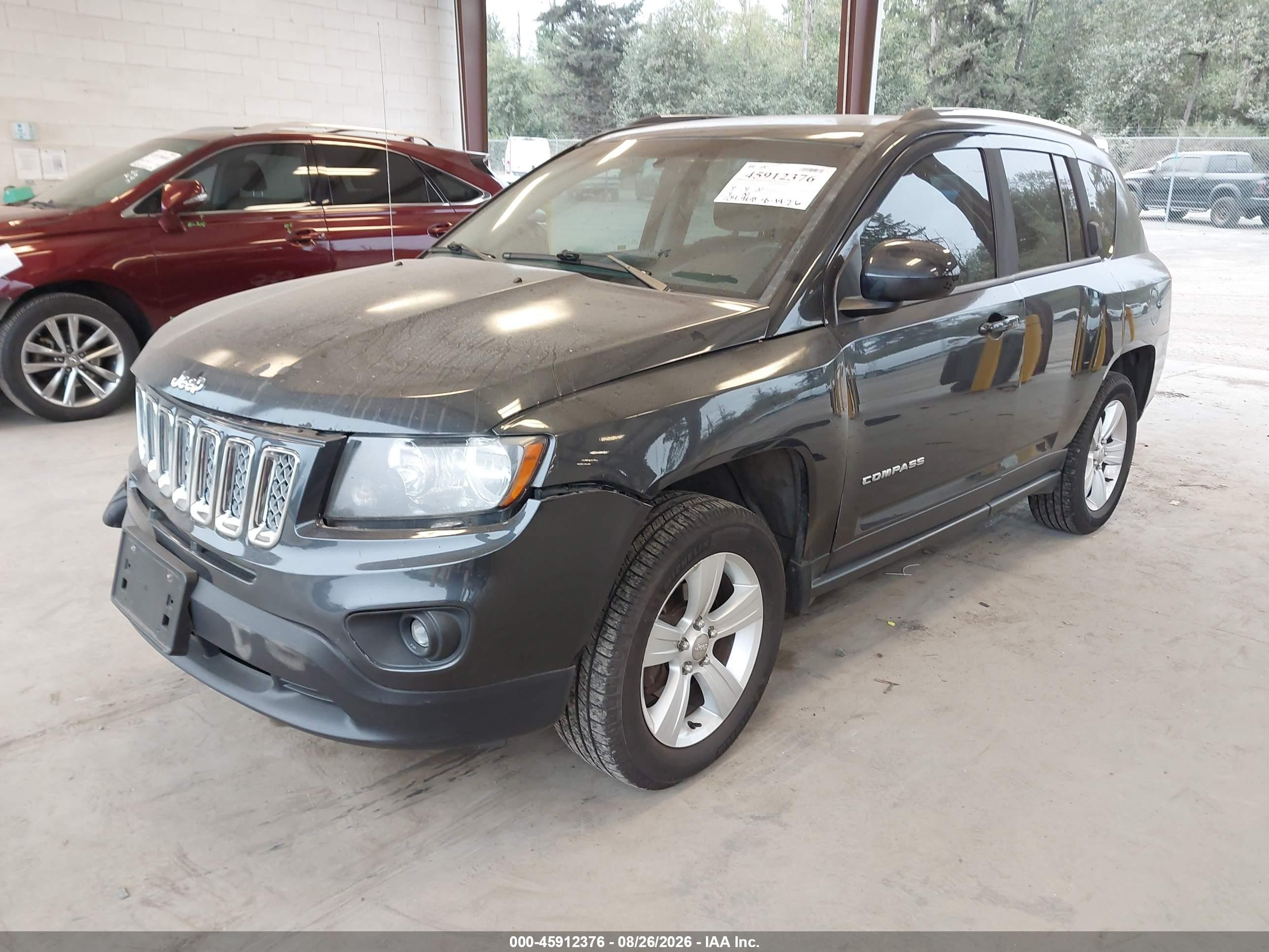 2014 Jeep Compass Latitude Черный vin: 1C4NJCEB4ED660072