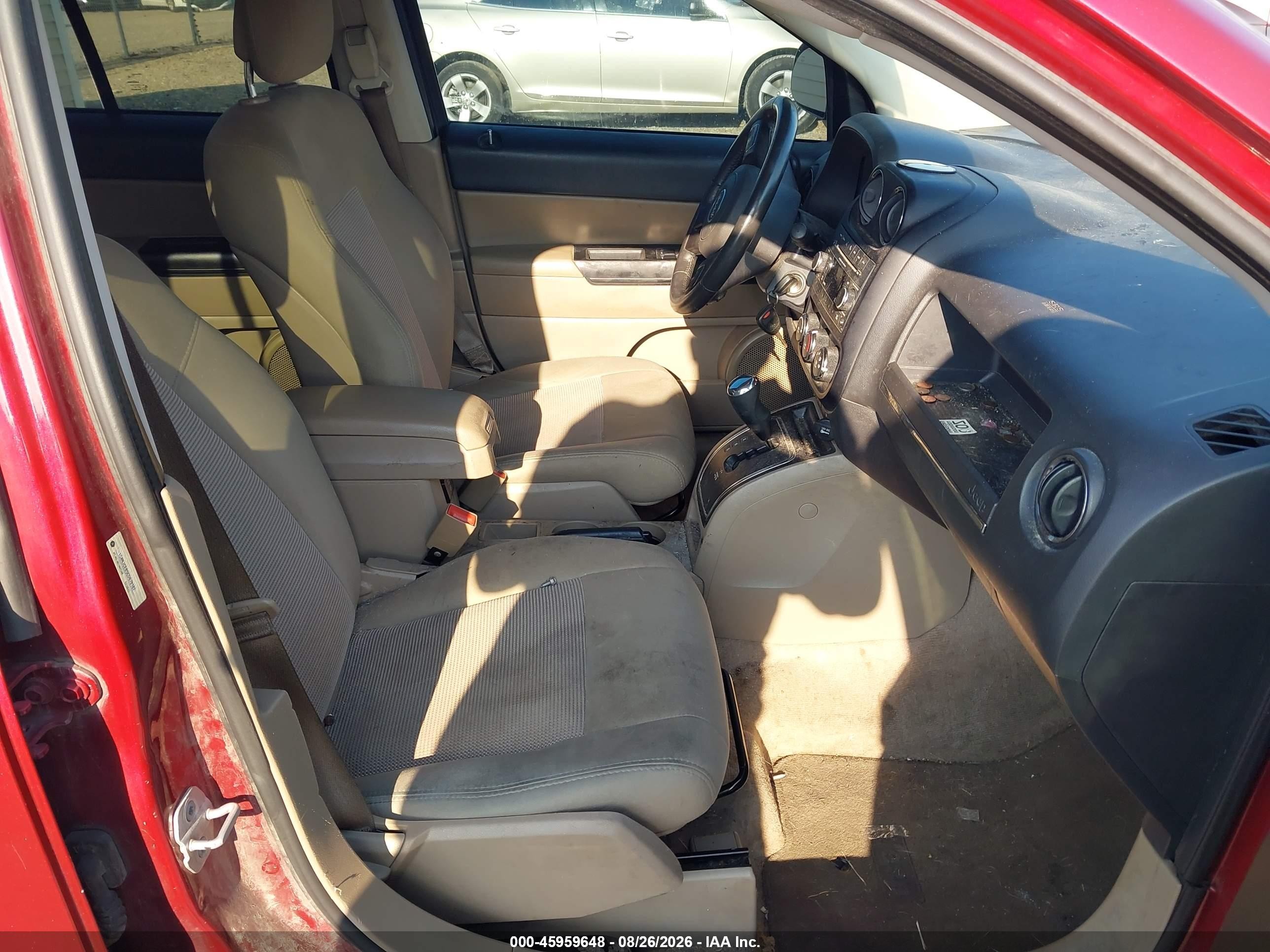 2012 Jeep Compass Latitude Maroon vin: 1C4NJCEB5CD678187