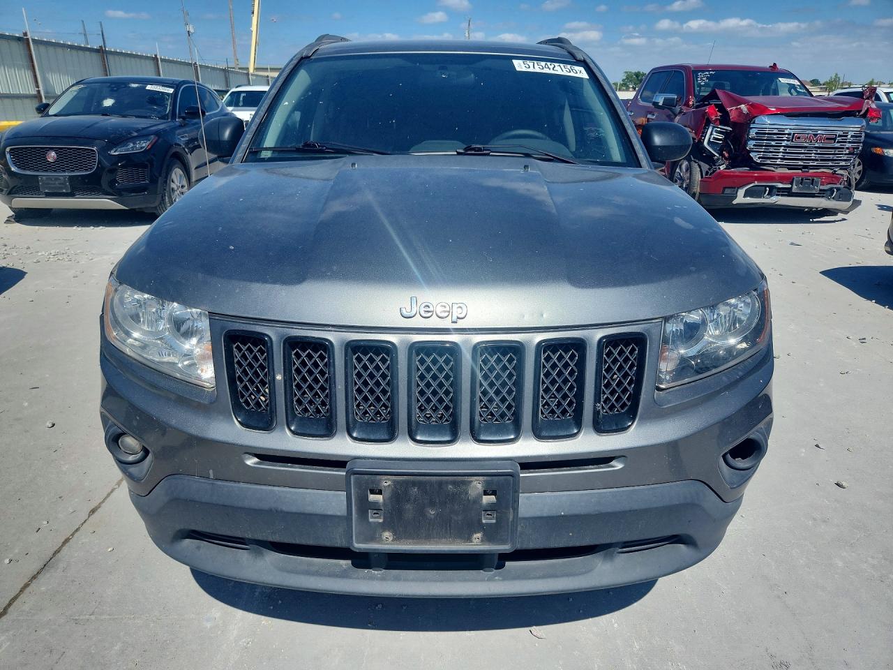 2013 Jeep Compass Latitude Серый vin: 1C4NJCEB7DD218546
