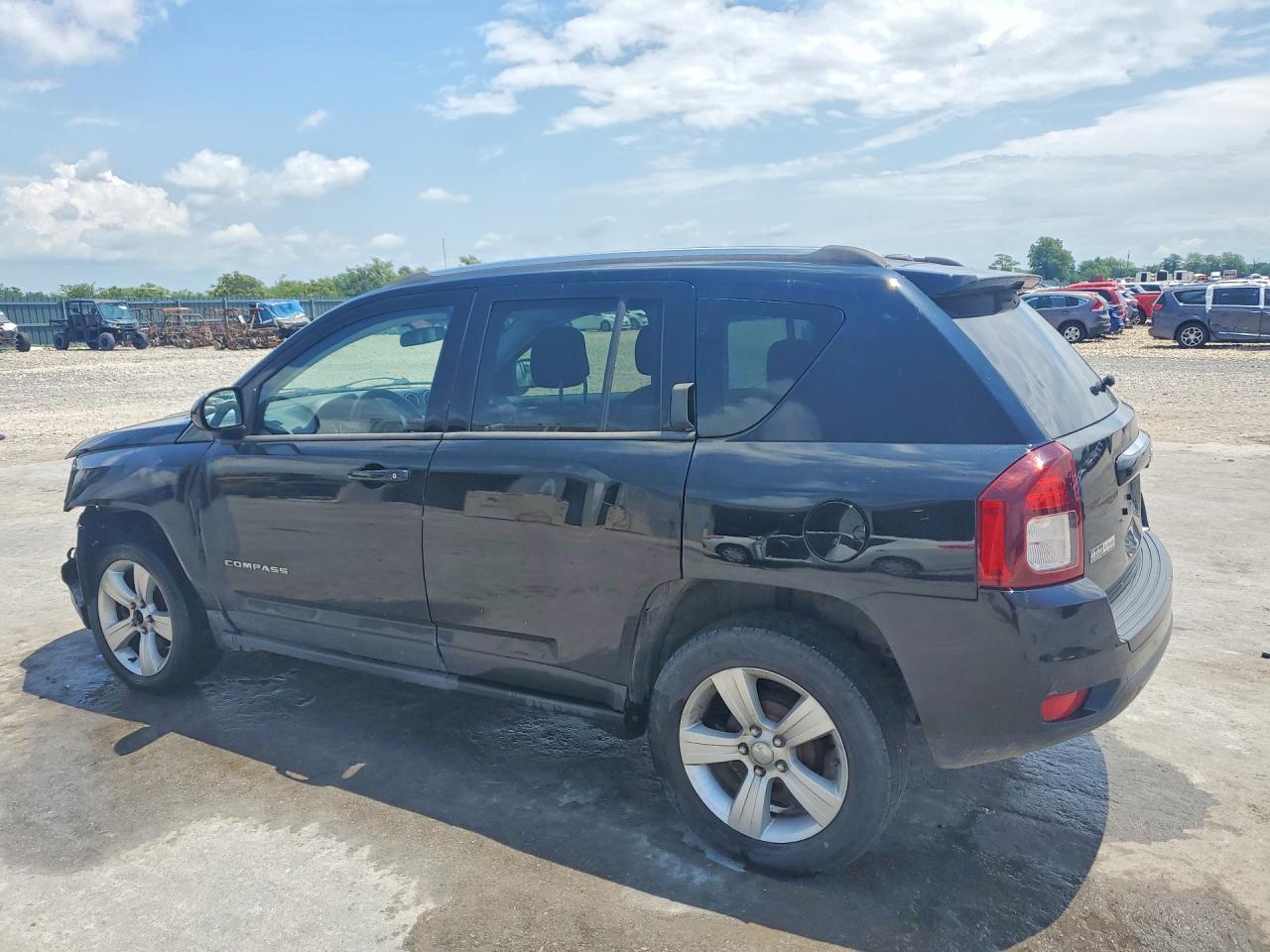 2014 Jeep Compass Latitude Black vin: 1C4NJCEB7ED583326