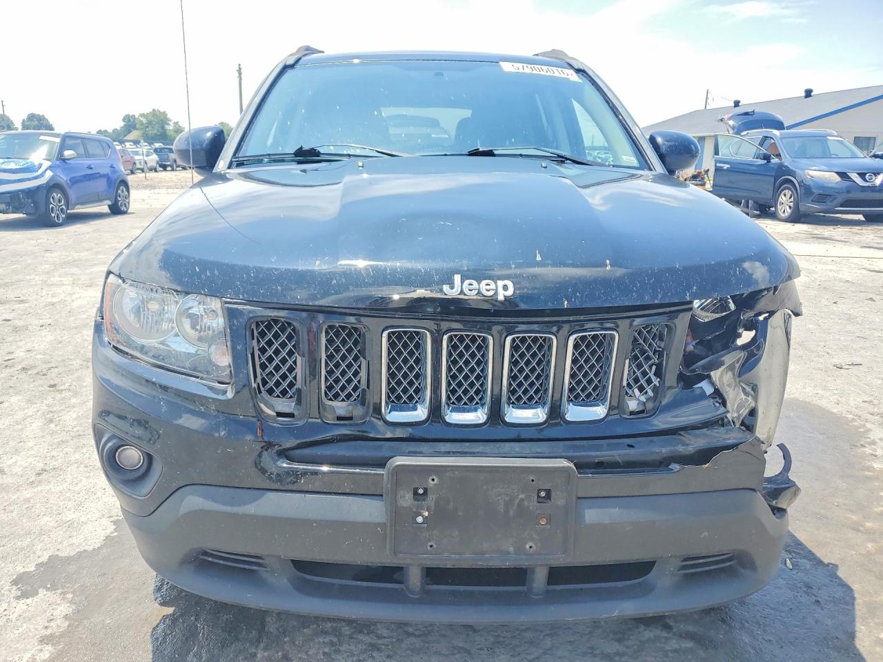 2014 Jeep Compass Latitude Black vin: 1C4NJCEB7ED583326