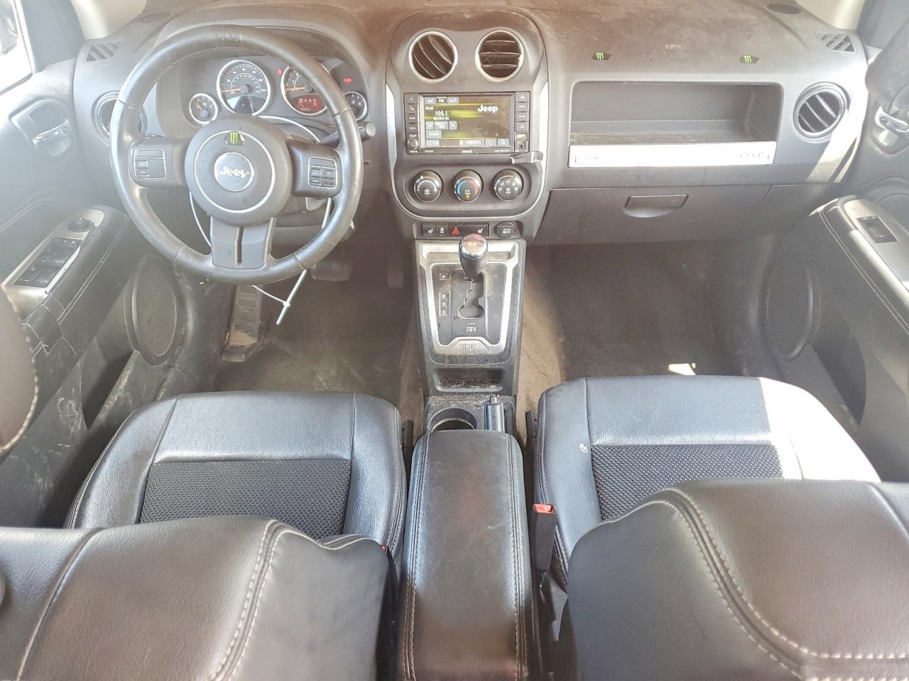 2014 Jeep Compass Latitude Black vin: 1C4NJCEB7ED583326