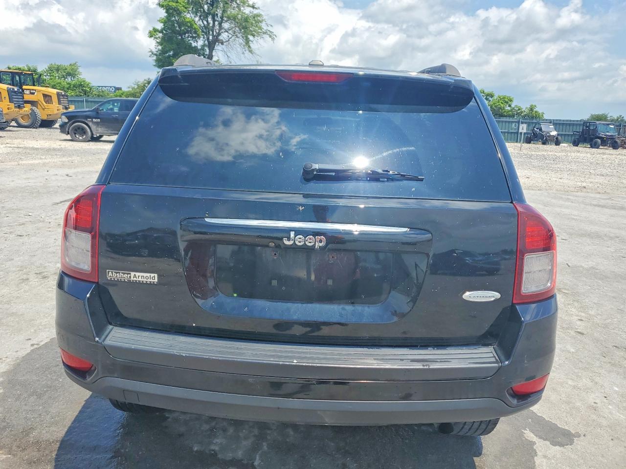 2014 Jeep Compass Latitude Black vin: 1C4NJCEB7ED583326