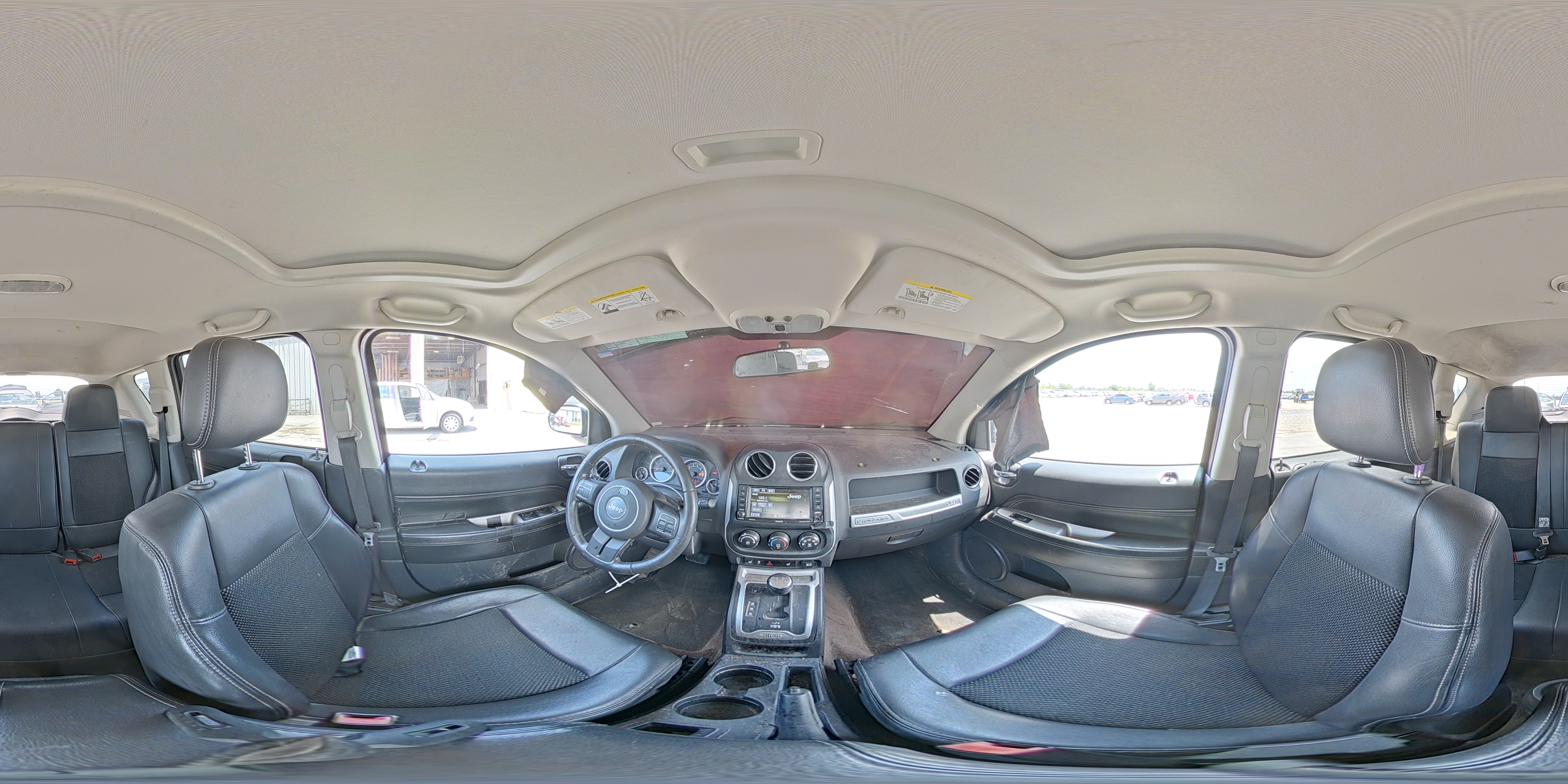 2014 Jeep Compass Latitude Black vin: 1C4NJCEB7ED583326
