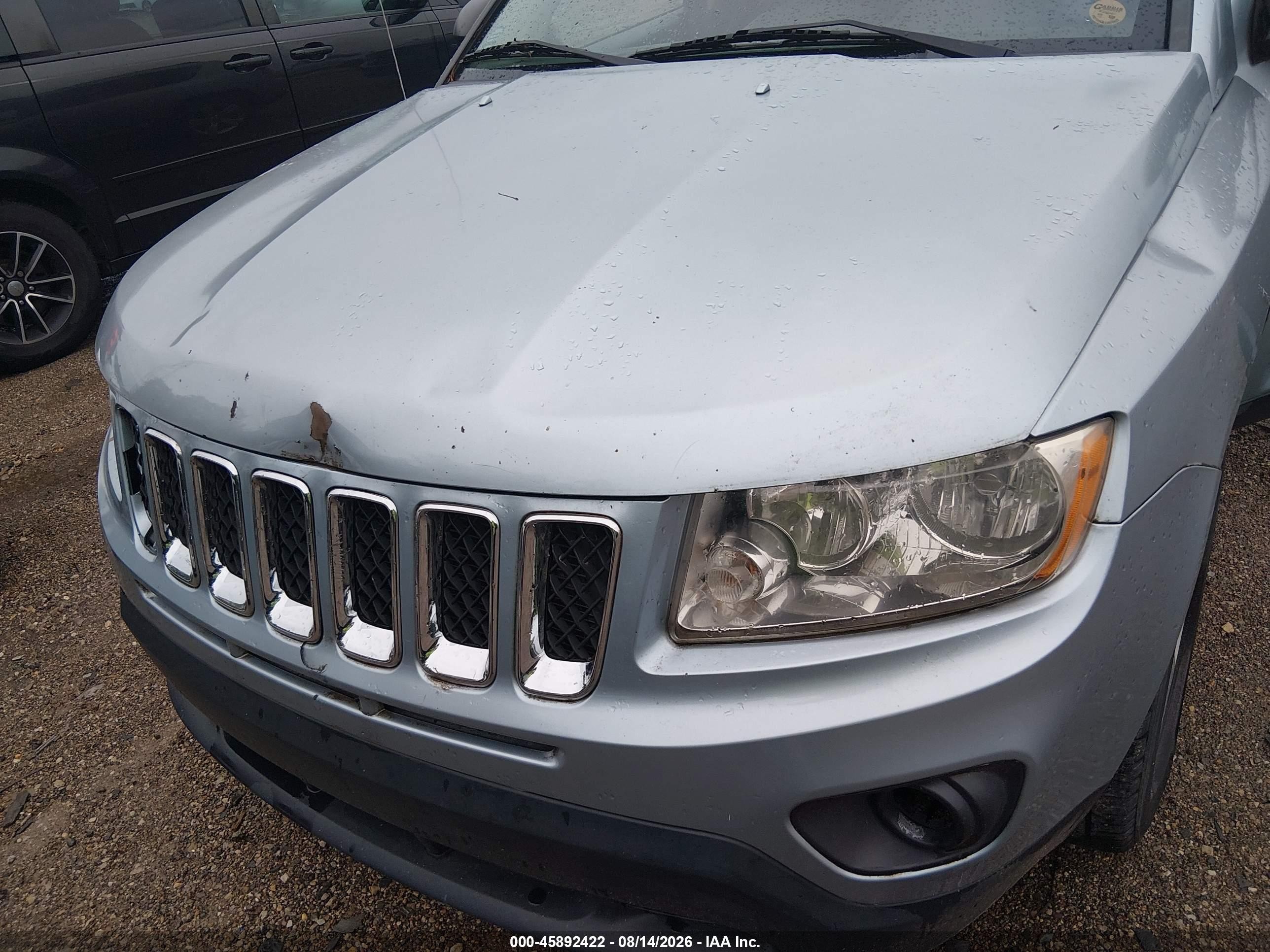 2013 Jeep Compass Latitude Light Blue vin: 1C4NJCEB8DD223304