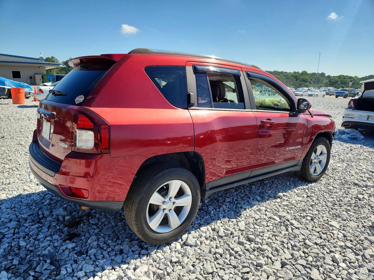 2014 Jeep Compass Latitude Red vin: 1C4NJCEB8ED529453