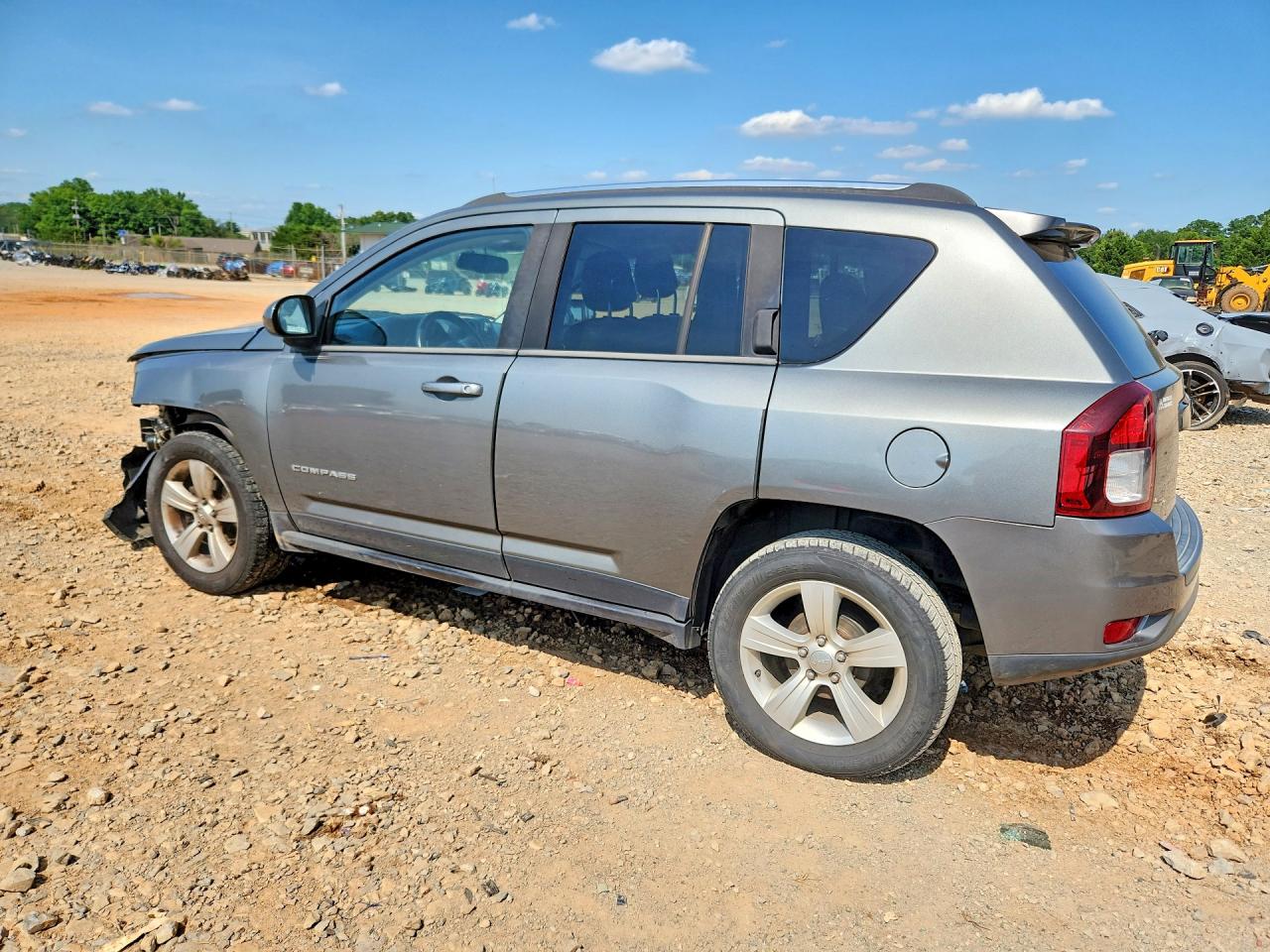 2014 Jeep Compass Latitude Gray vin: 1C4NJCEB9ED507932