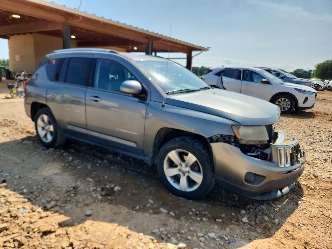 2014 Jeep Compass Latitude Gray vin: 1C4NJCEB9ED507932
