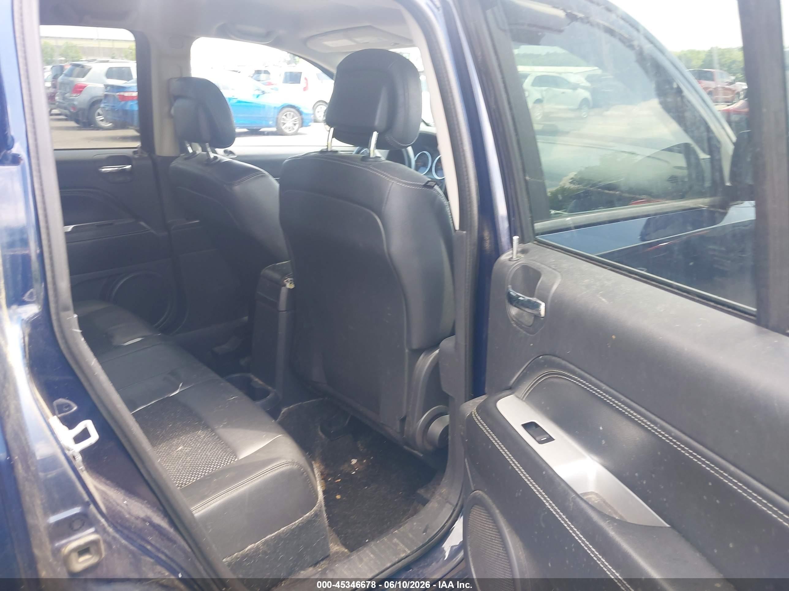2014 Jeep Compass Latitude Синий vin: 1C4NJCEB9ED660052