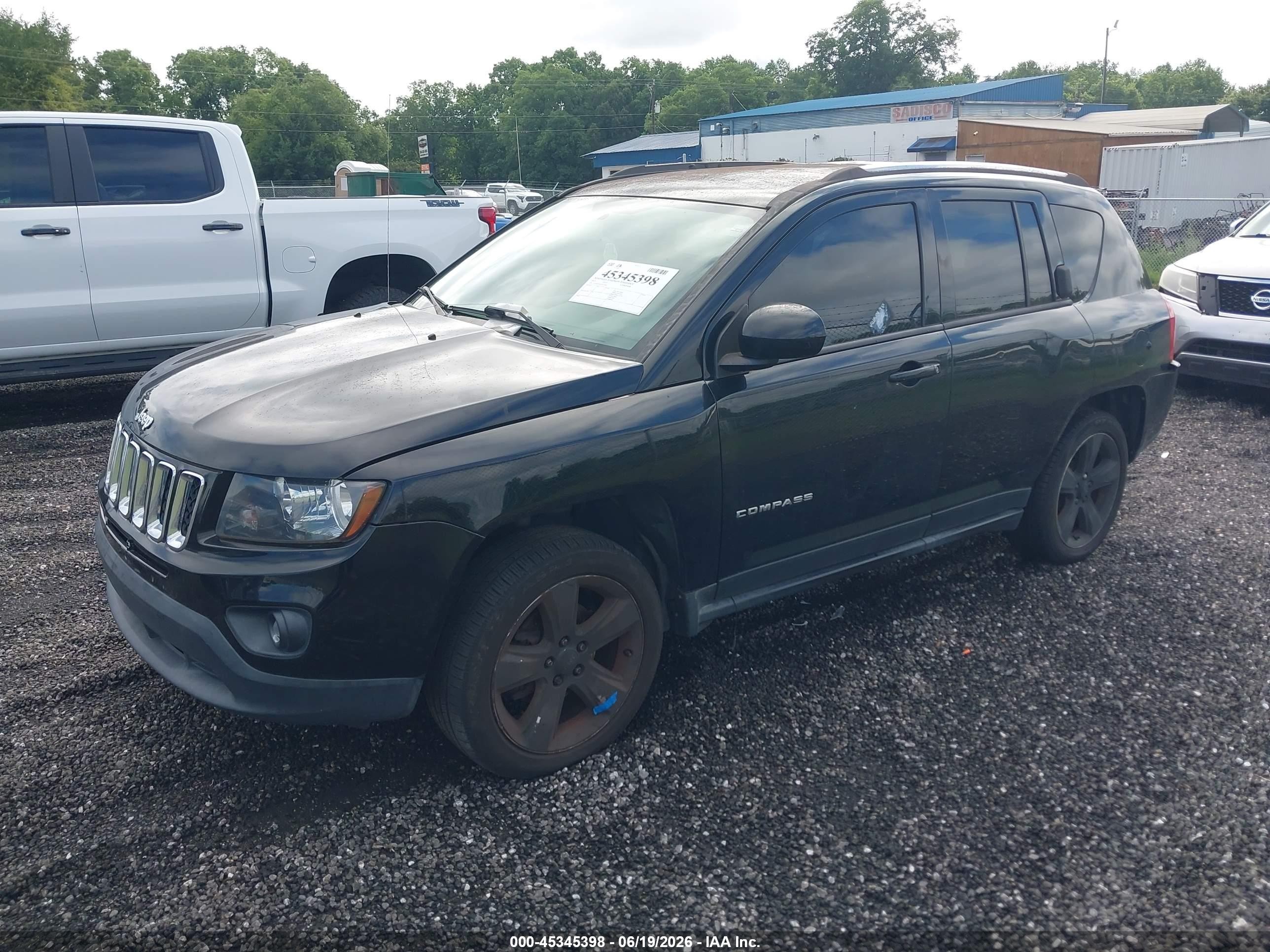 2015 Jeep Compass Latitude Black vin: 1C4NJCEB9FD120962