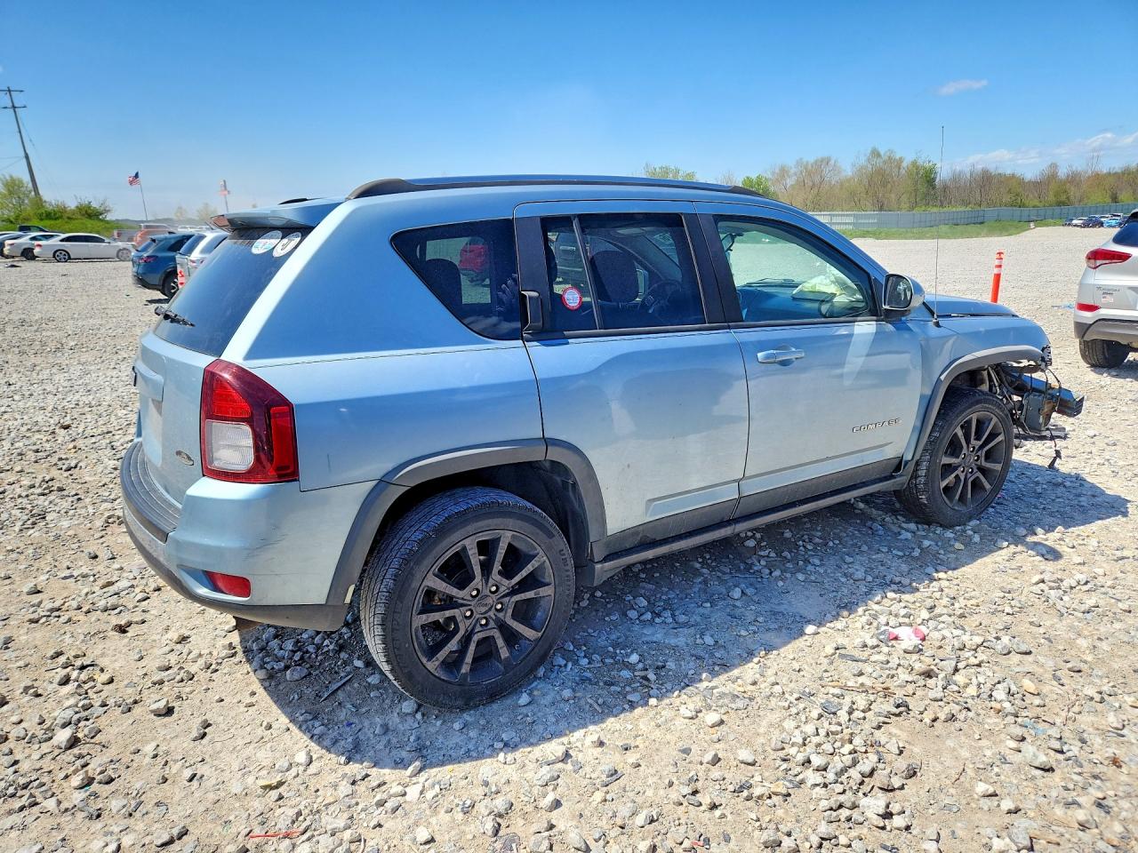 2014 Jeep Compass Sport Синий vin: 1C4NJDAB0ED566122