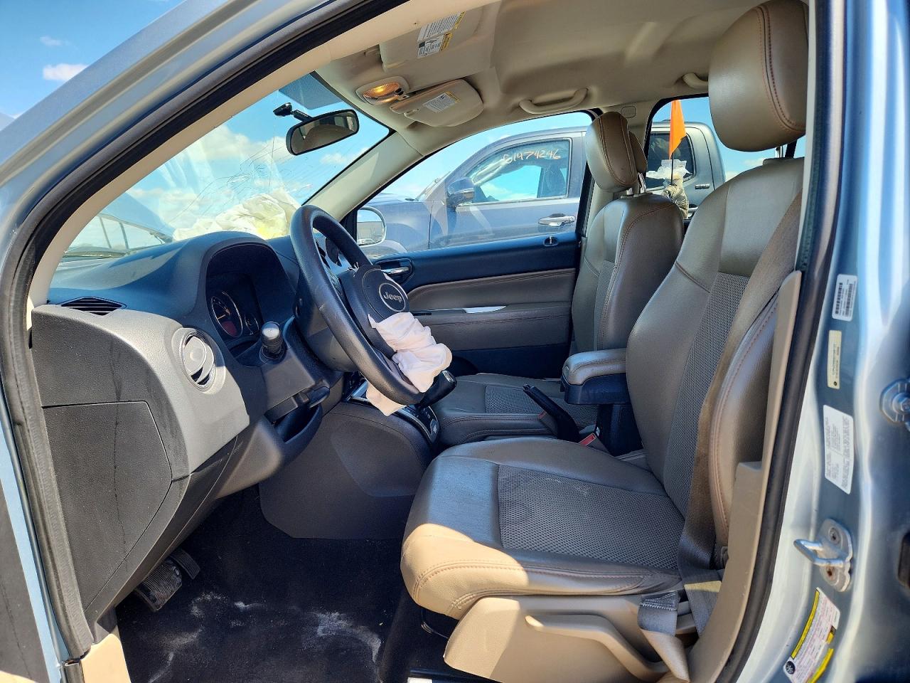 2014 Jeep Compass Sport Синий vin: 1C4NJDAB0ED566122