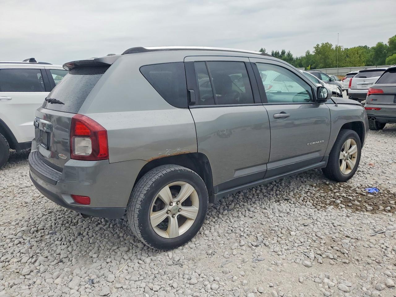 2014 Jeep Compass Sport Gray vin: 1C4NJDAB0ED608028