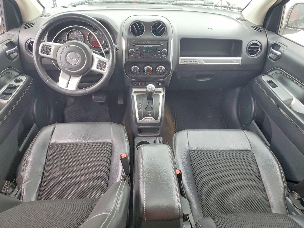 2014 Jeep Compass Sport Gray vin: 1C4NJDAB0ED608028