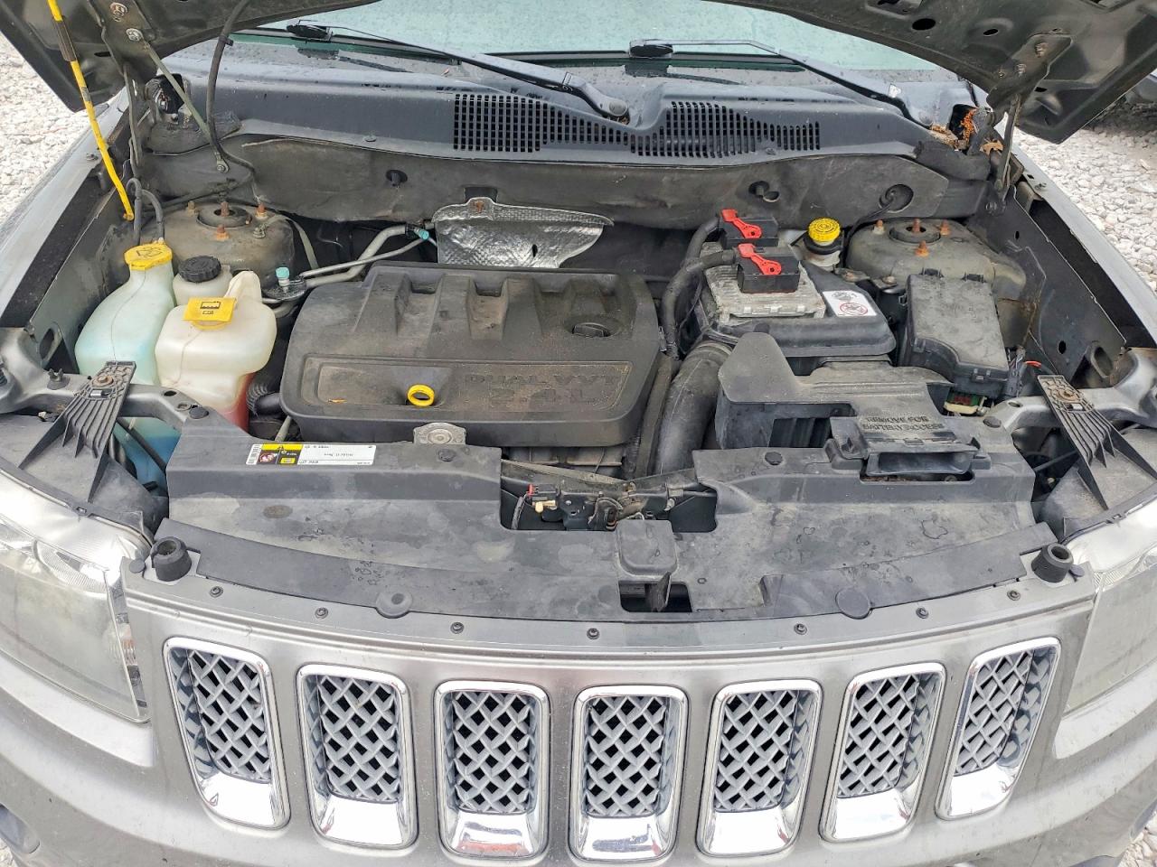 2014 Jeep Compass Sport Gray vin: 1C4NJDAB0ED608028