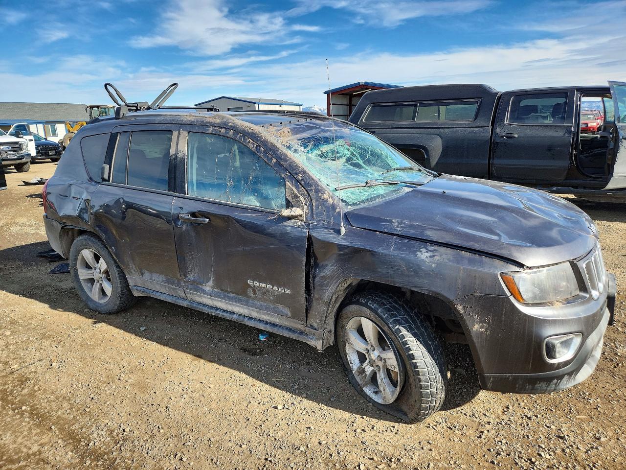 2015 Jeep Compass Sport Charcoal vin: 1C4NJDAB1FD338325