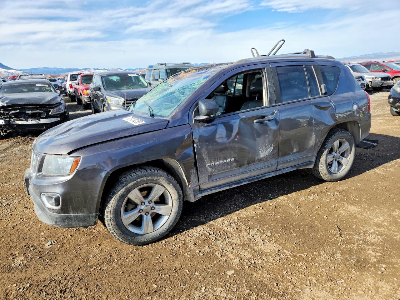 2015 Jeep Compass Sport Charcoal vin: 1C4NJDAB1FD338325