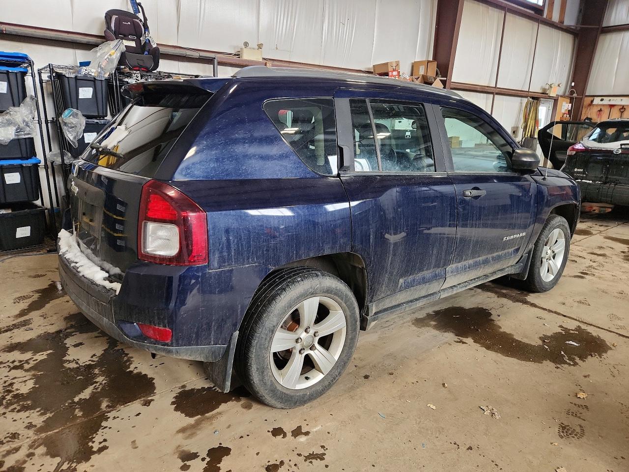 2014 Jeep Compass Sport Blue vin: 1C4NJDAB2ED683670