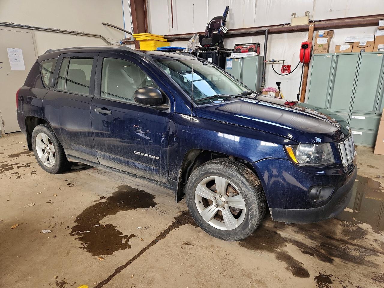 2014 Jeep Compass Sport Blue vin: 1C4NJDAB2ED683670