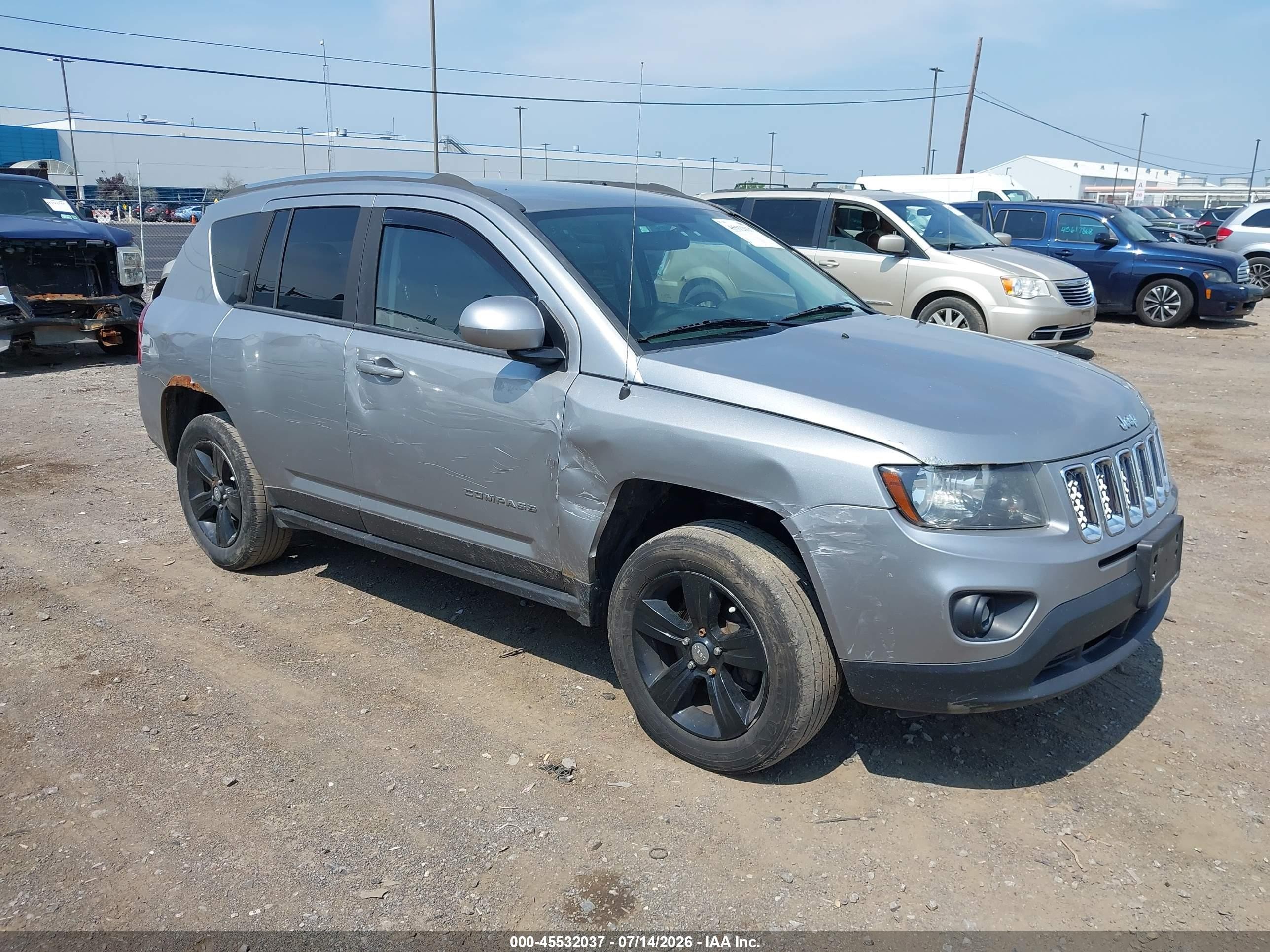 2014 Jeep Compass Sport/north Silver vin: 1C4NJDAB2ED835088