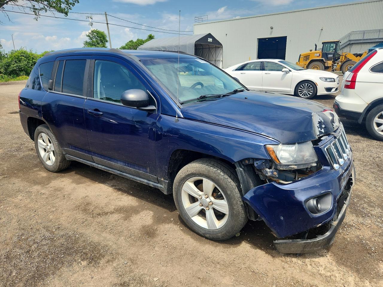 2014 Jeep Compass Sport Blue vin: 1C4NJDAB4ED566155