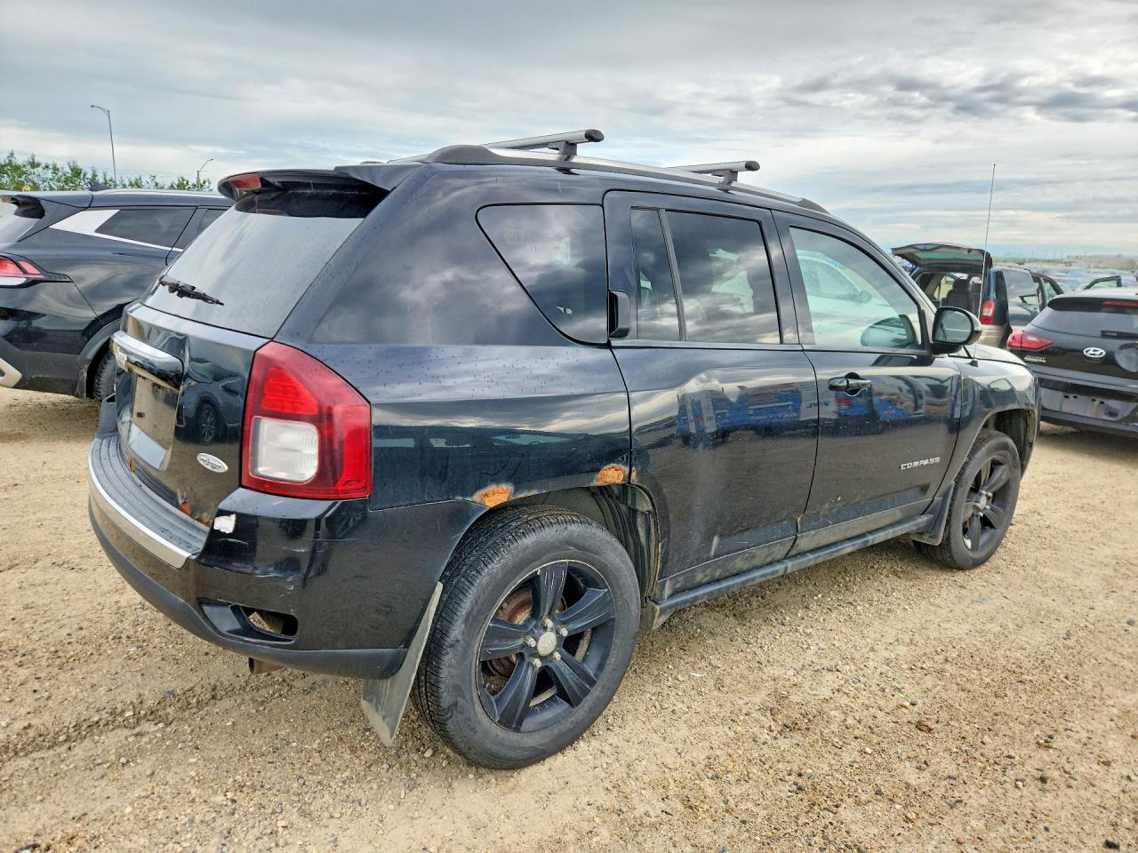 2015 Jeep Compass Sport Black vin: 1C4NJDAB4FD190395