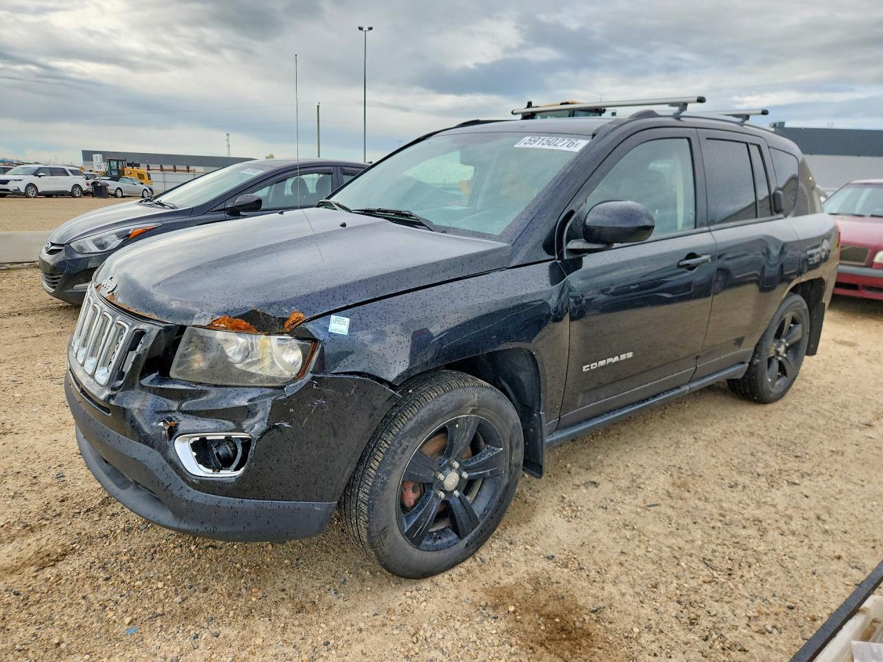 2015 Jeep Compass Sport Black vin: 1C4NJDAB4FD190395