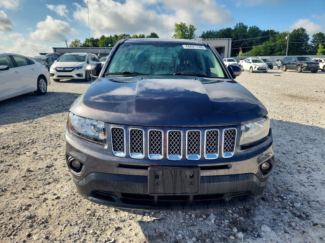 2014 Jeep Compass Sport Gray vin: 1C4NJDAB5ED918286