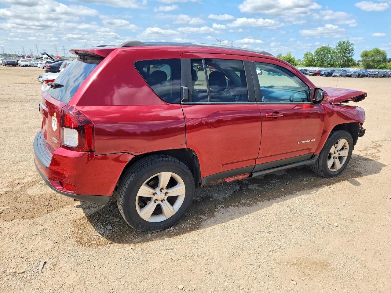 2015 Jeep Compass Sport Красный vin: 1C4NJDAB5FD128200