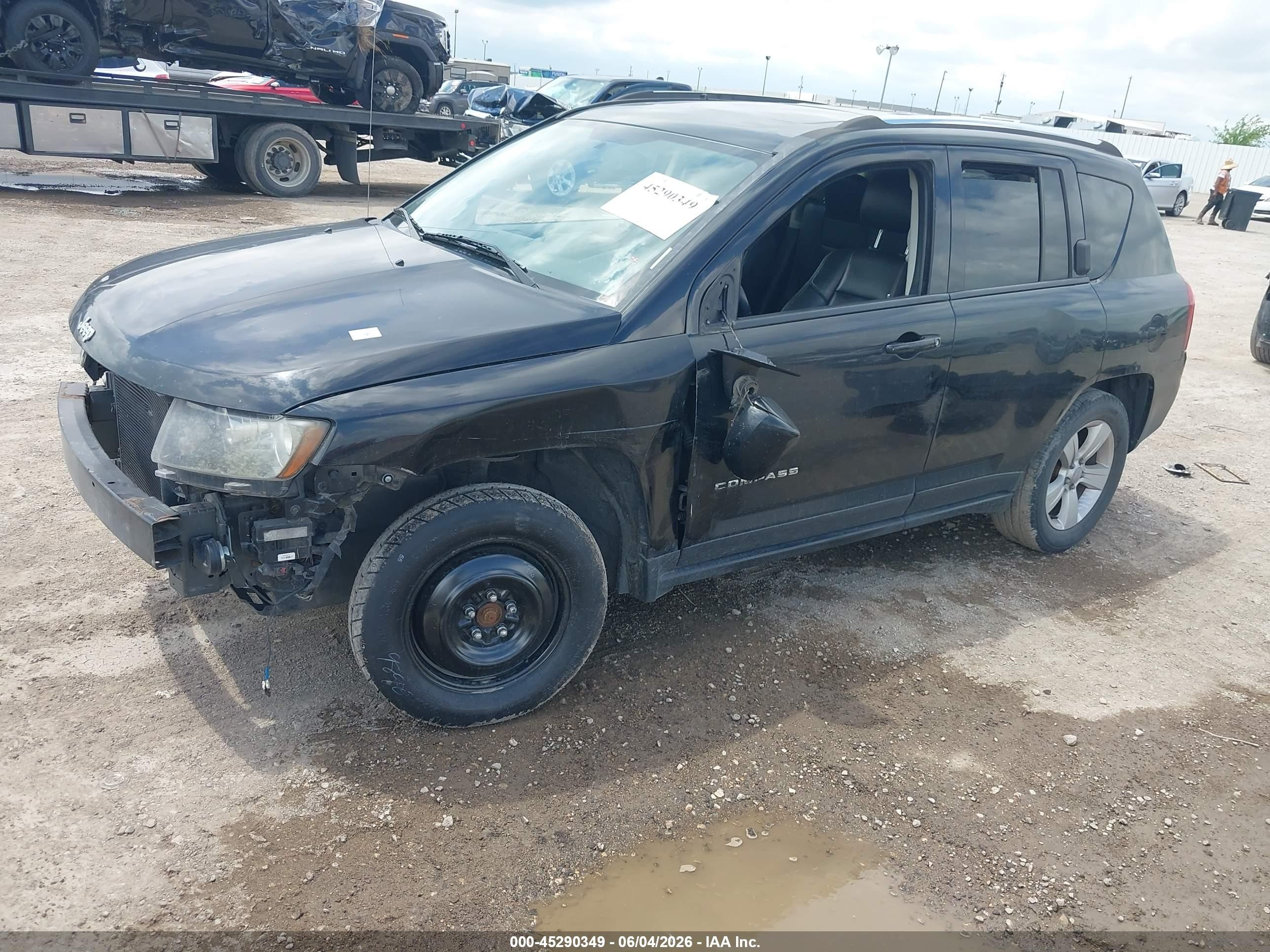 2015 Jeep Compass Sport/north Black vin: 1C4NJDAB6FD331659