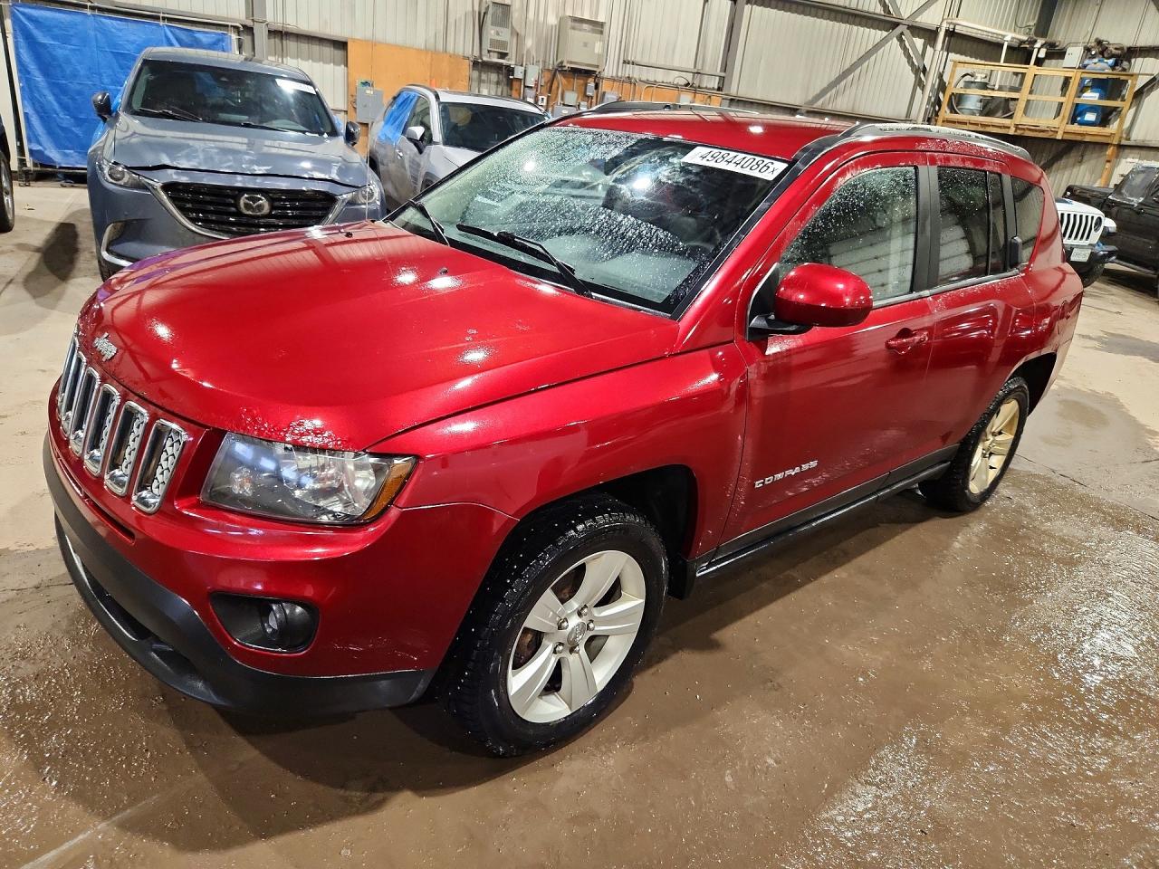 2014 Jeep Compass Sport Red vin: 1C4NJDAB7ED506287