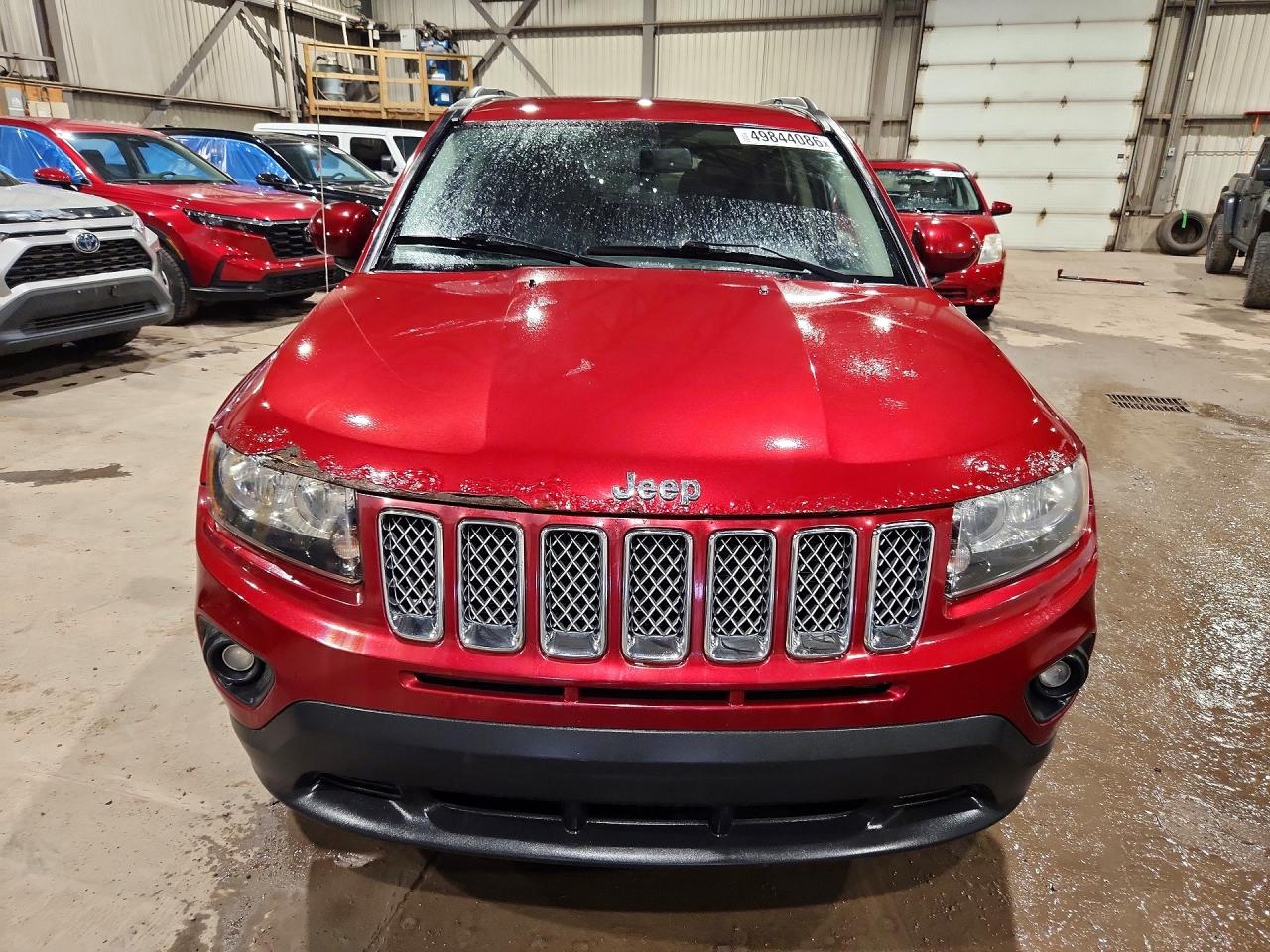 2014 Jeep Compass Sport Red vin: 1C4NJDAB7ED506287