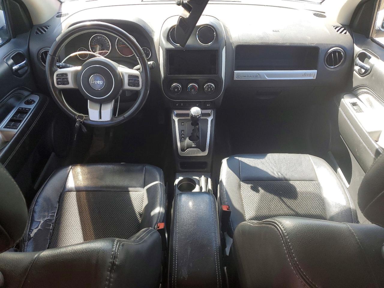2014 Jeep Compass Sport White vin: 1C4NJDAB8ED603238