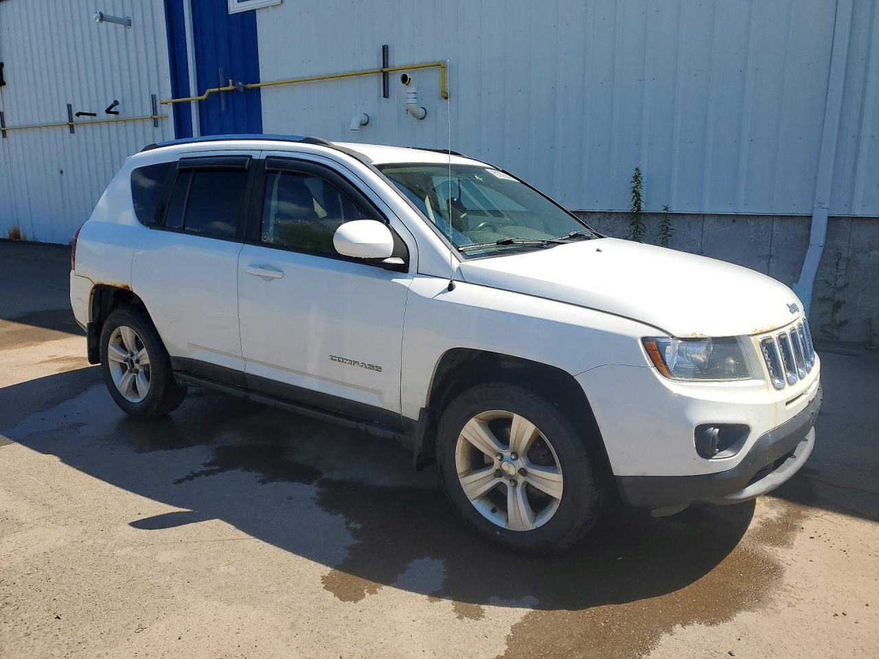 2014 Jeep Compass Sport White vin: 1C4NJDAB8ED603238