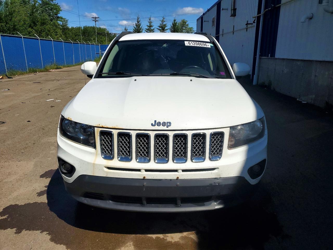 2014 Jeep Compass Sport White vin: 1C4NJDAB8ED603238