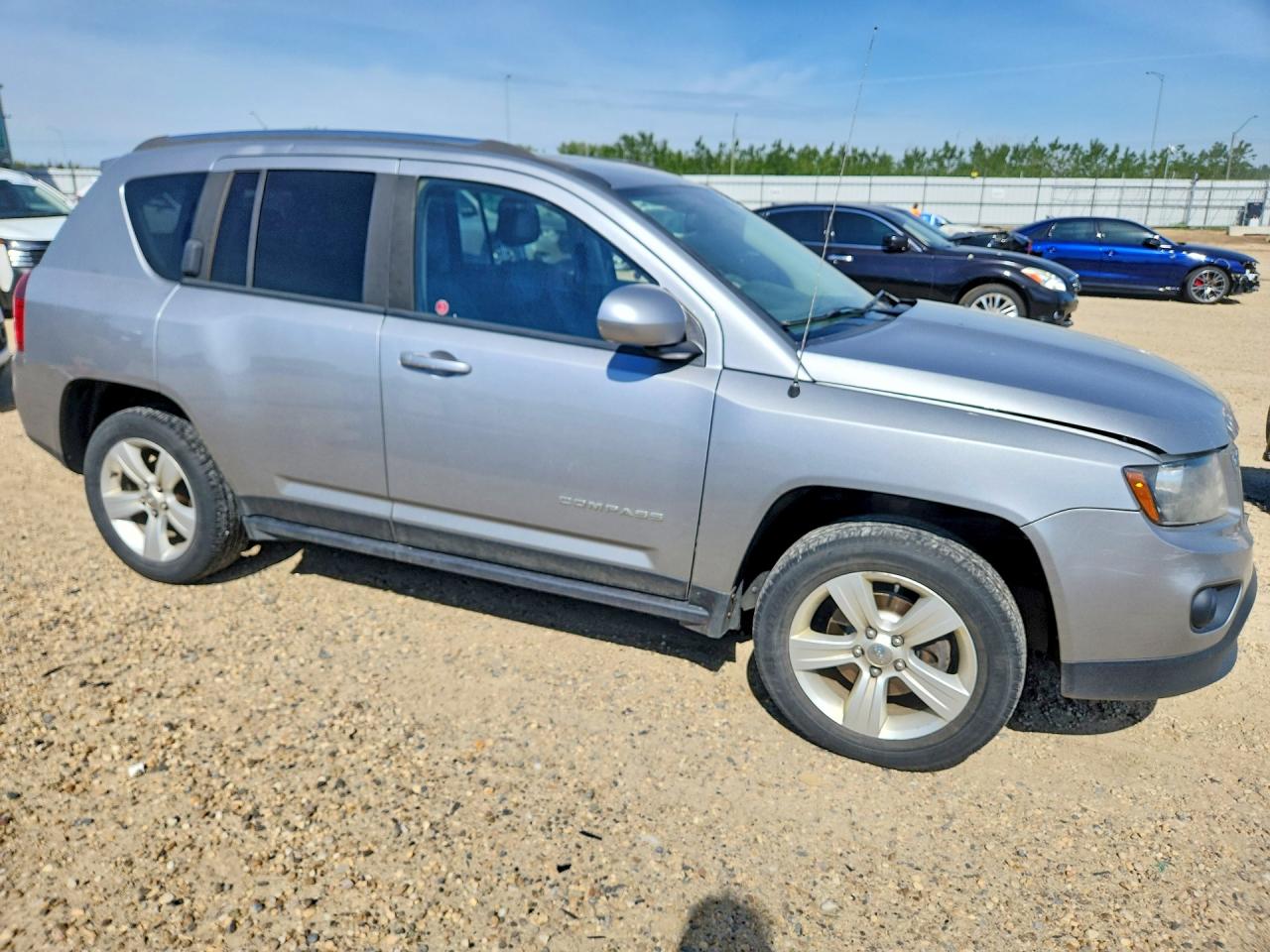 2014 Jeep Compass Sport Silver vin: 1C4NJDAB9ED762592