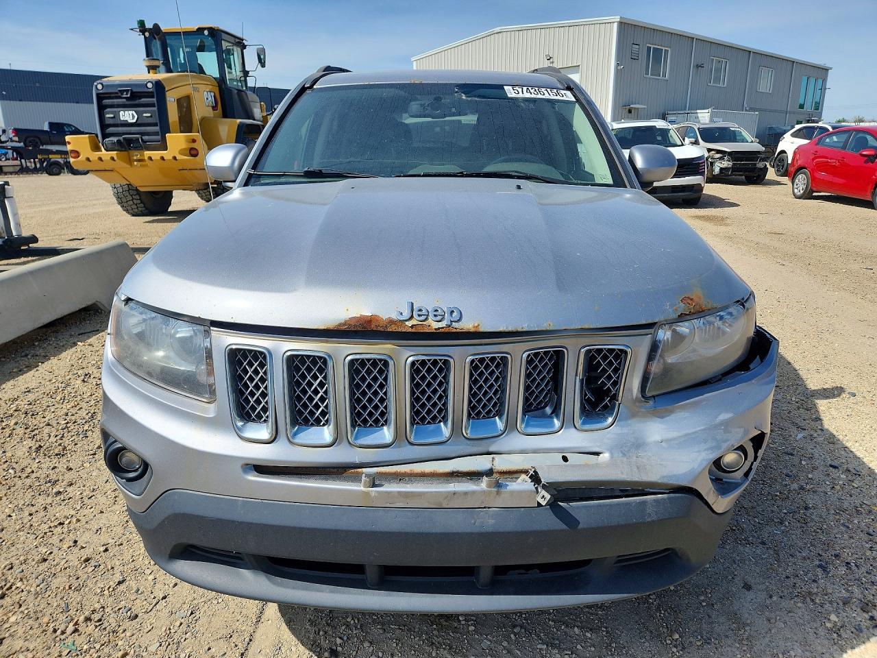 2014 Jeep Compass Sport Silver vin: 1C4NJDAB9ED762592