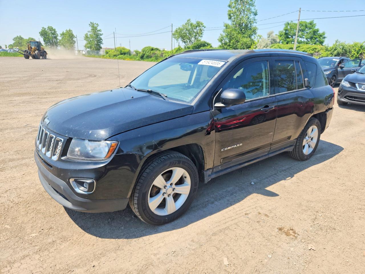 2015 Jeep Compass Sport Black vin: 1C4NJDAB9FD205750