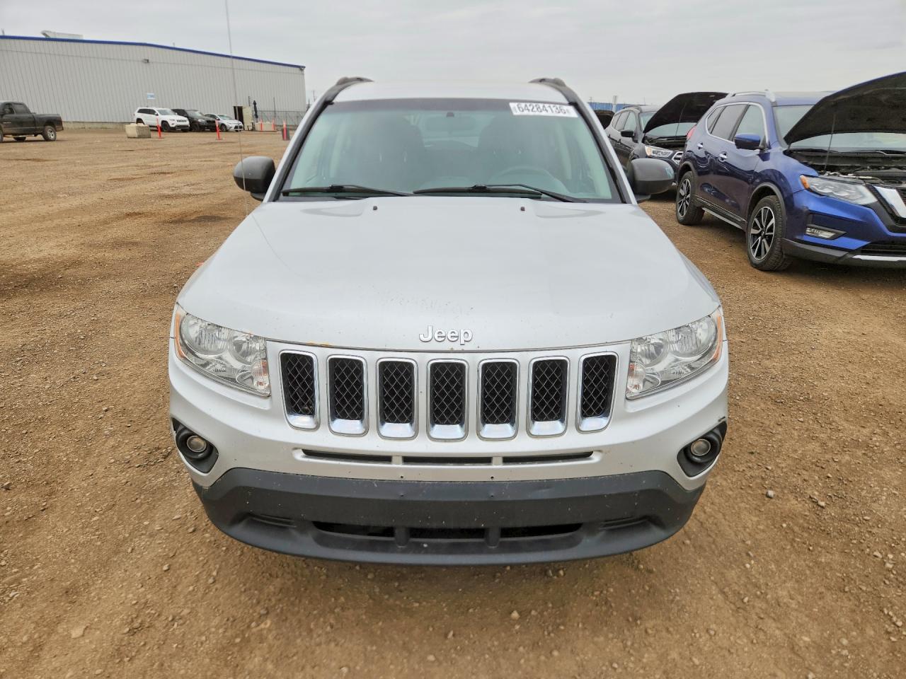 2012 Jeep Compass Silver vin: 1C4NJDABXCD663292