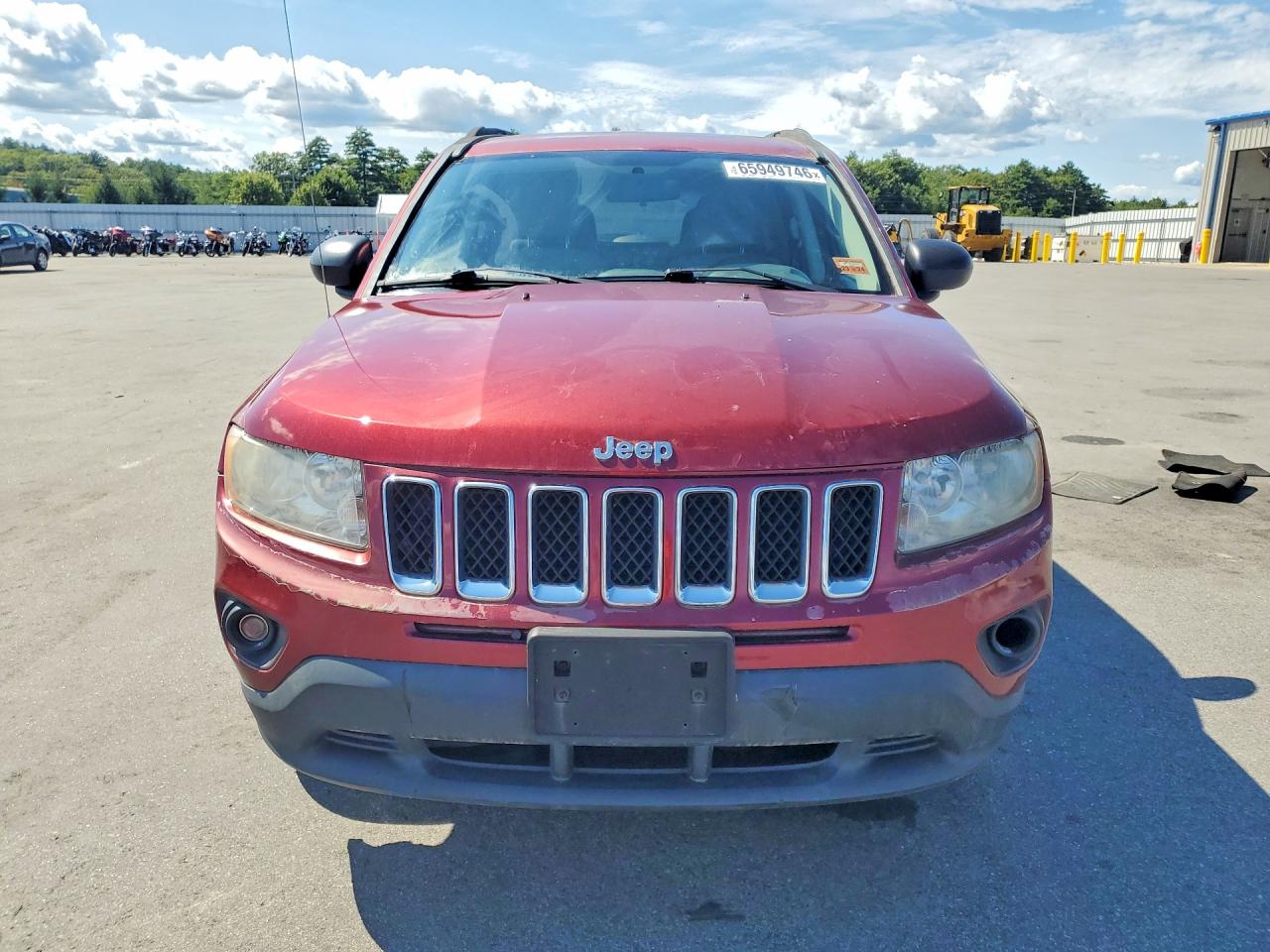 2012 Jeep Compass Sport Красный vin: 1C4NJDBB0CD576905