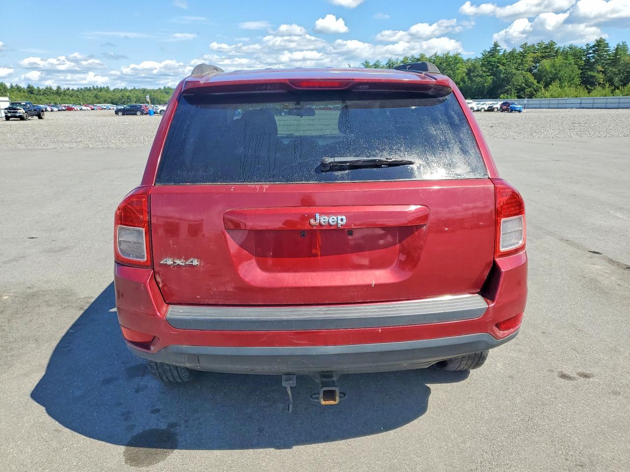 2012 Jeep Compass Sport Красный vin: 1C4NJDBB0CD576905