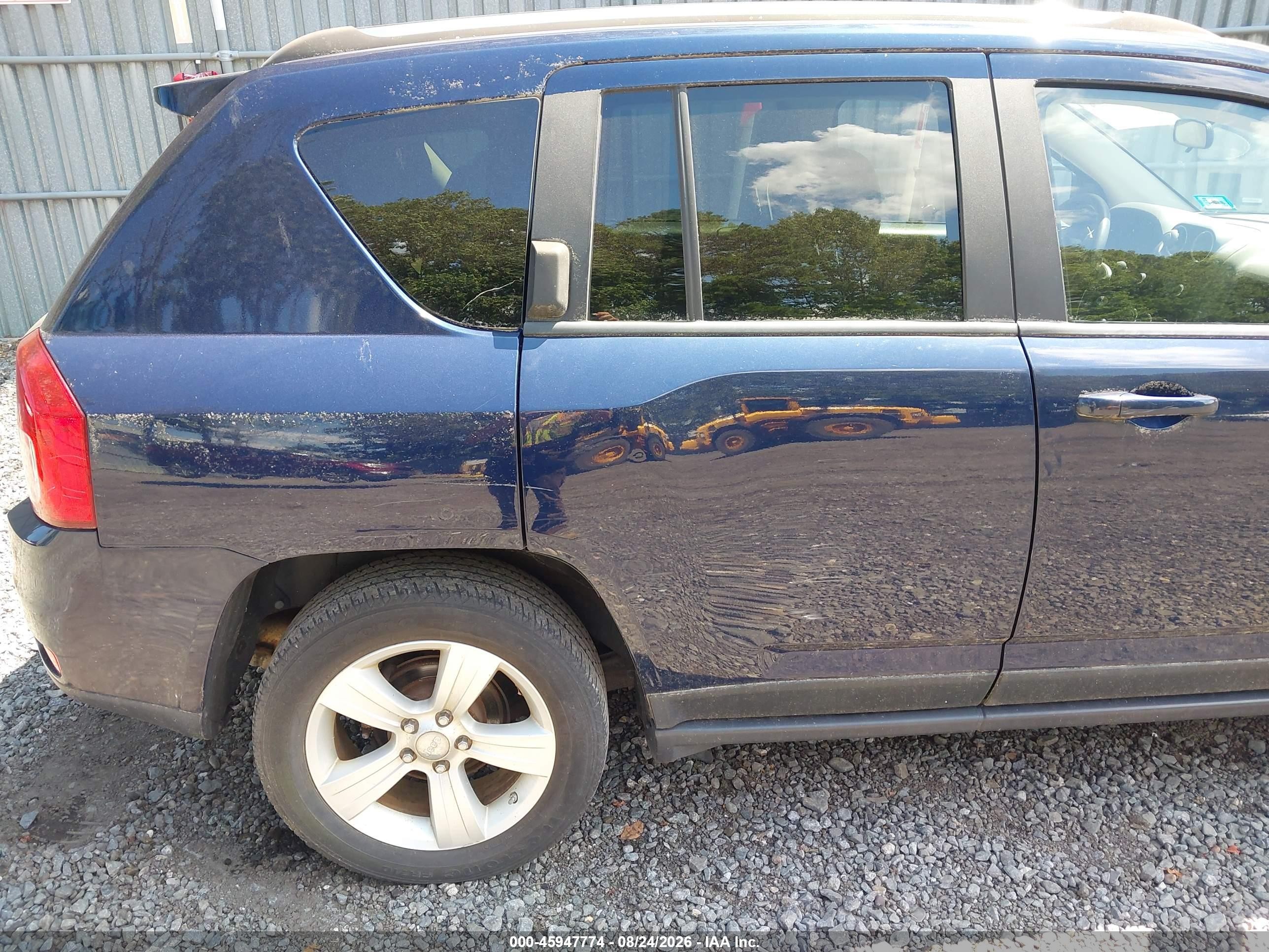 2012 Jeep Compass Sport Blue vin: 1C4NJDBB0CD609076