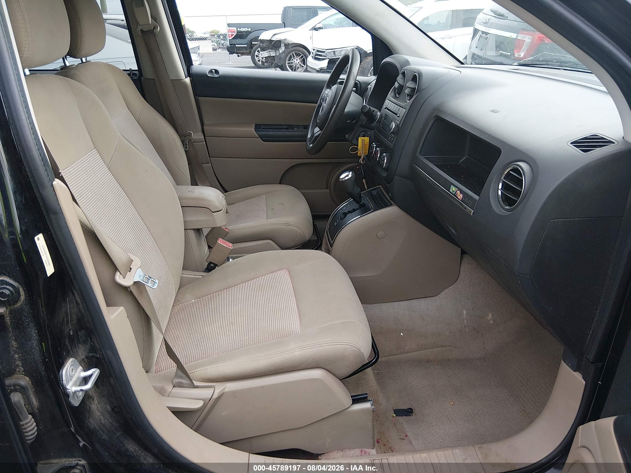2013 Jeep Compass Sport Black vin: 1C4NJDBB0DD205096