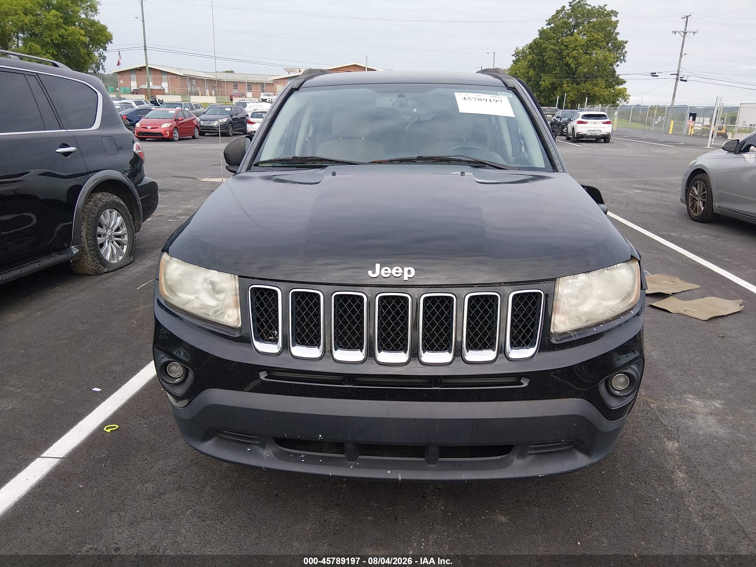 2013 Jeep Compass Sport Black vin: 1C4NJDBB0DD205096