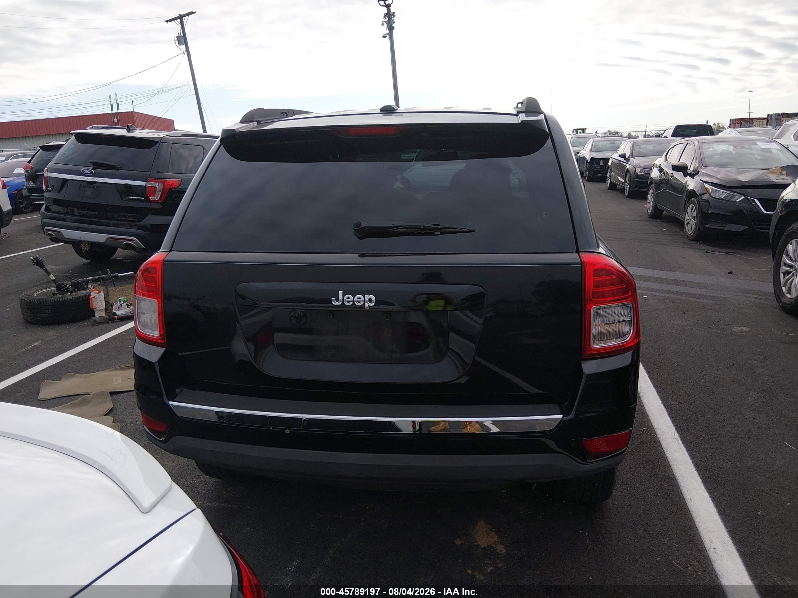 2013 Jeep Compass Sport Black vin: 1C4NJDBB0DD205096
