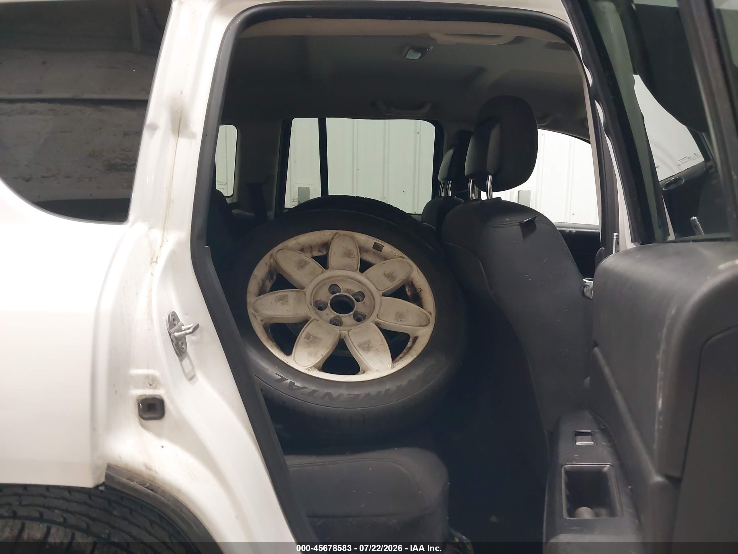 2014 Jeep Compass Sport White vin: 1C4NJDBB0ED538402