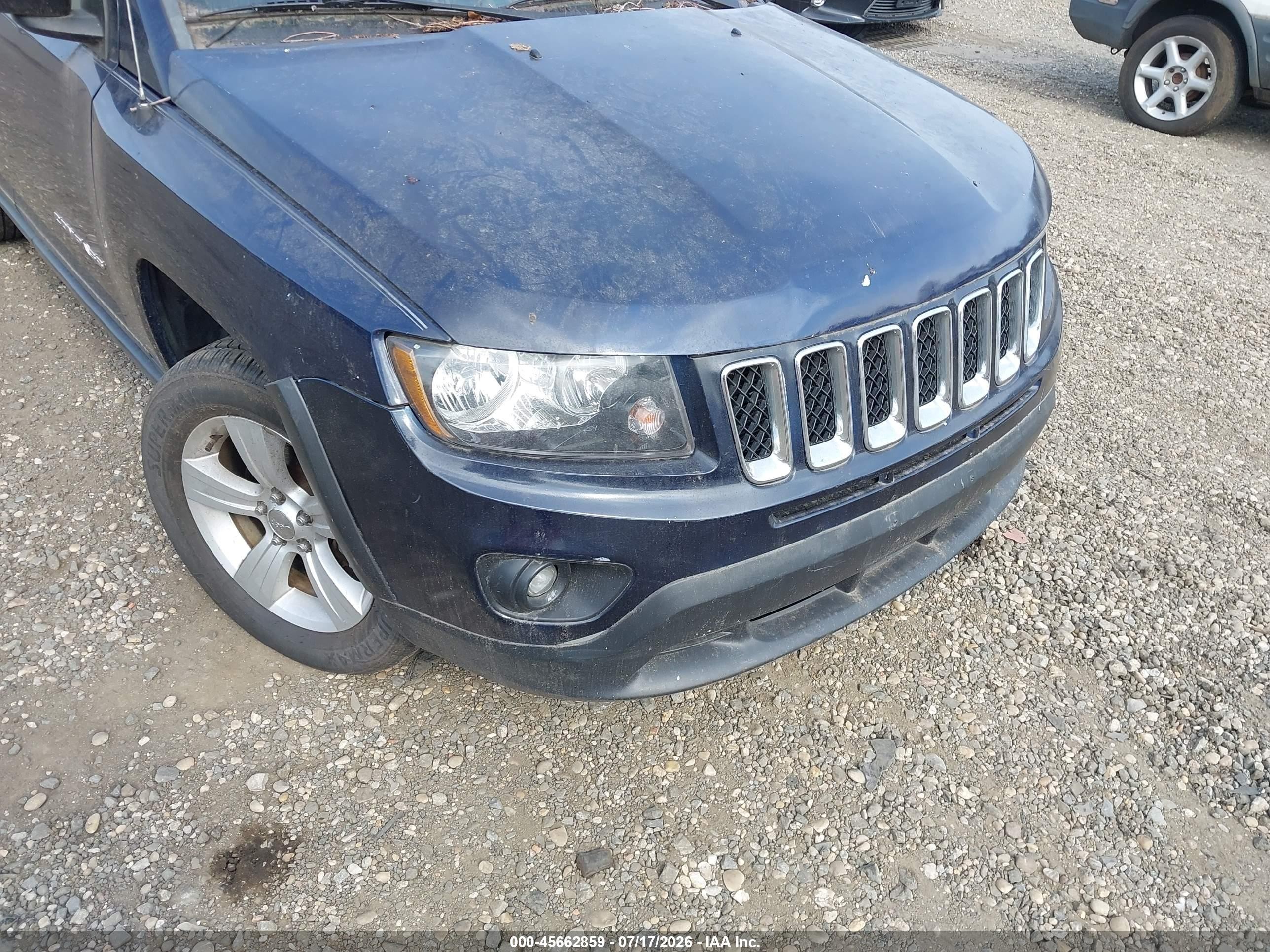 2014 Jeep Compass Sport Blue vin: 1C4NJDBB0ED622333